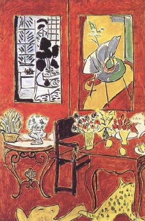 Henri Matisse Large Red Interior (mk35) china oil painting image